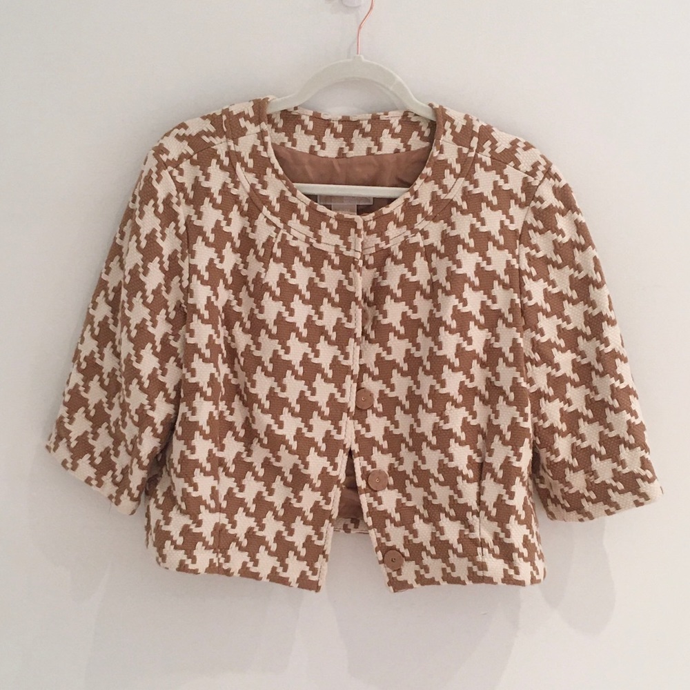 Michael Kors Houndstooth Jacket